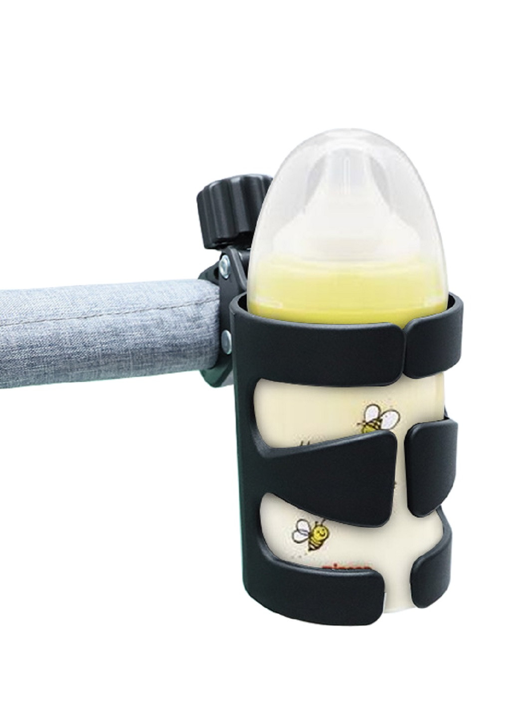 Підстаканник підставка тримач універсальний на коляску зі знімним кріпленням 360° (51941-Нов) Чорний Francesco Marconi (252610239)