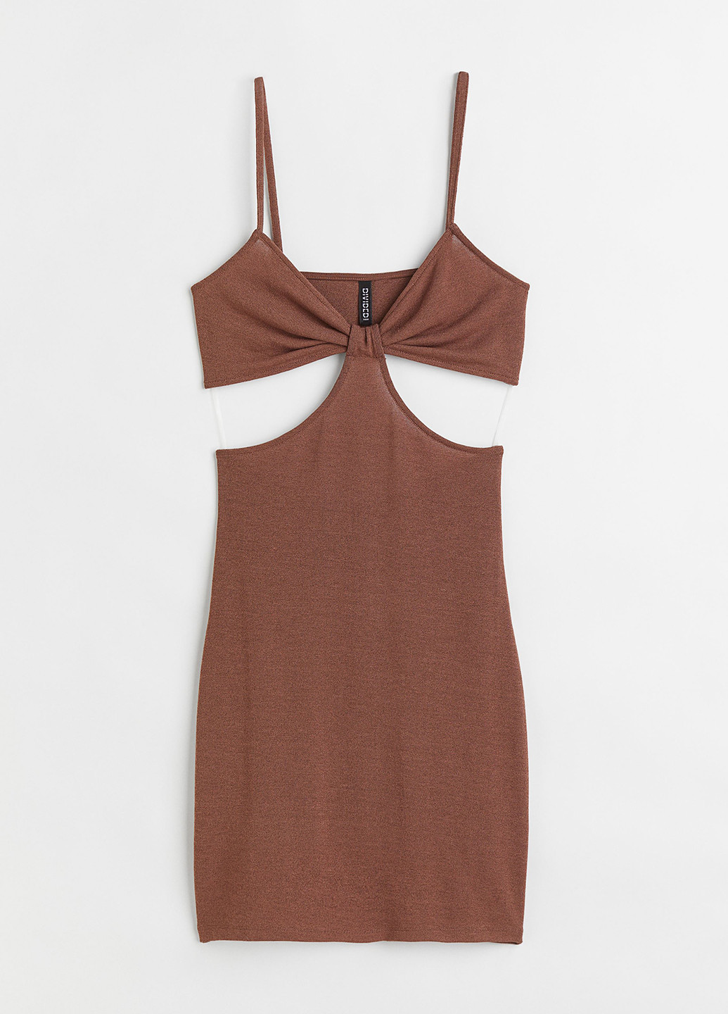 Коричнева кежуал сукня H&M однотонна