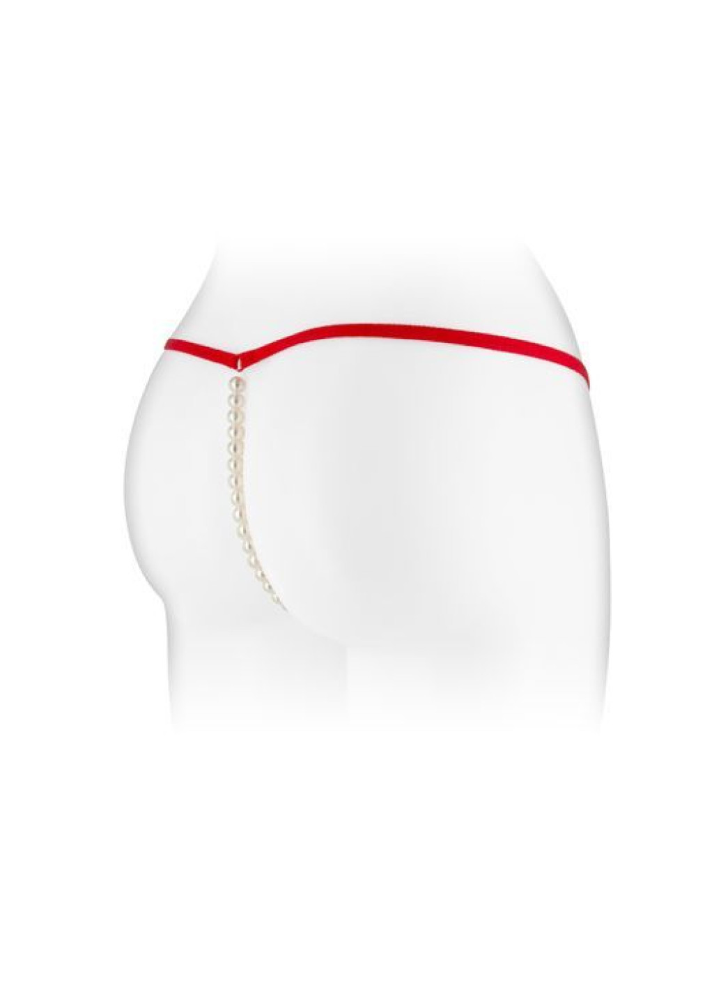 Трусики-стринги с жемчужной ниткой VENUSINA Red Fashion Secret (252025531)