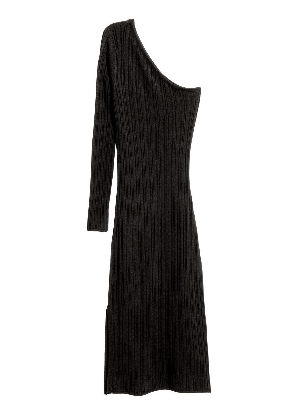 Чорна сукня H&M однотонна