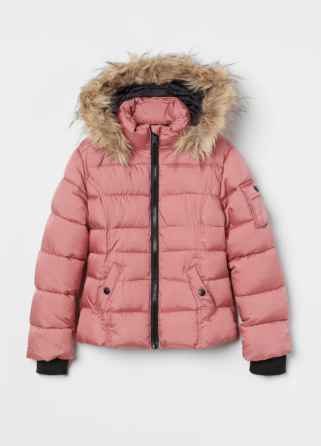 Рожева куртка зима,рожевий, H&M