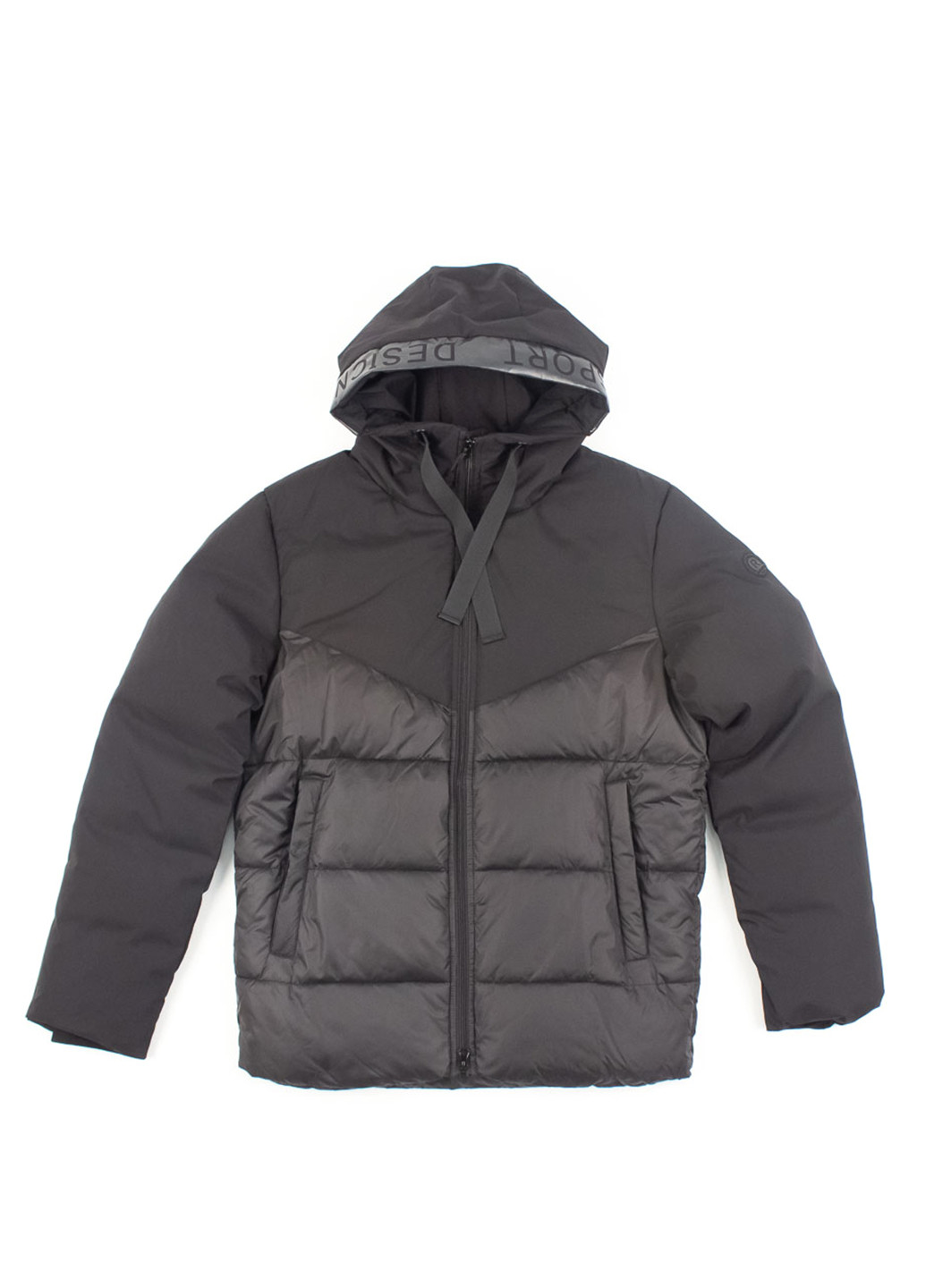 Черная зимняя куртка зимняя мужская черная Remain