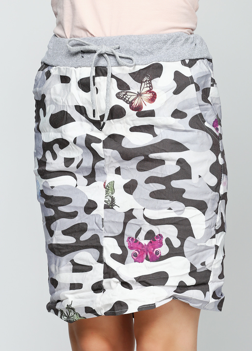 Белая кэжуал юбка Moda Italia со средней талией