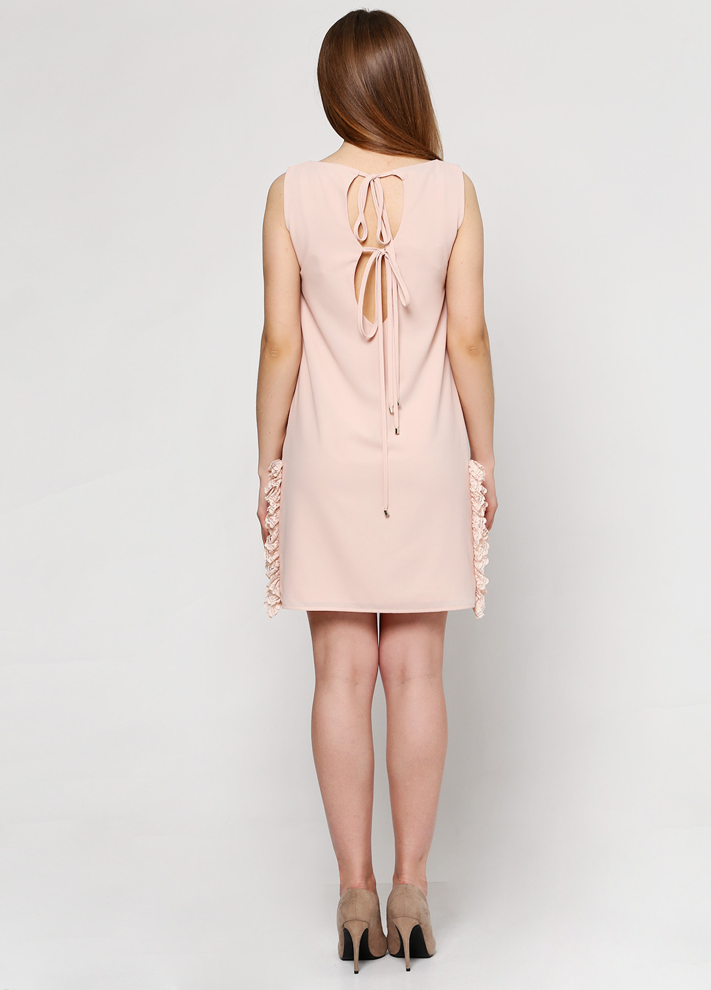 Світло-рожева кежуал сукня Italian Fashion однотонна