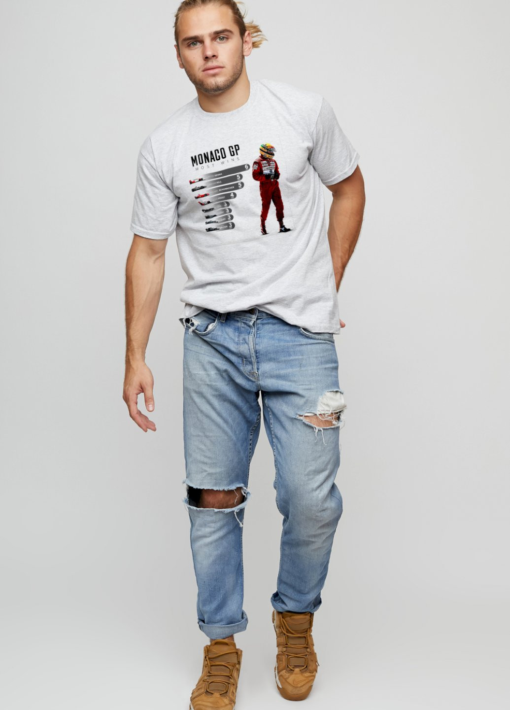 Сіра футболка чоловіча basic YAPPI