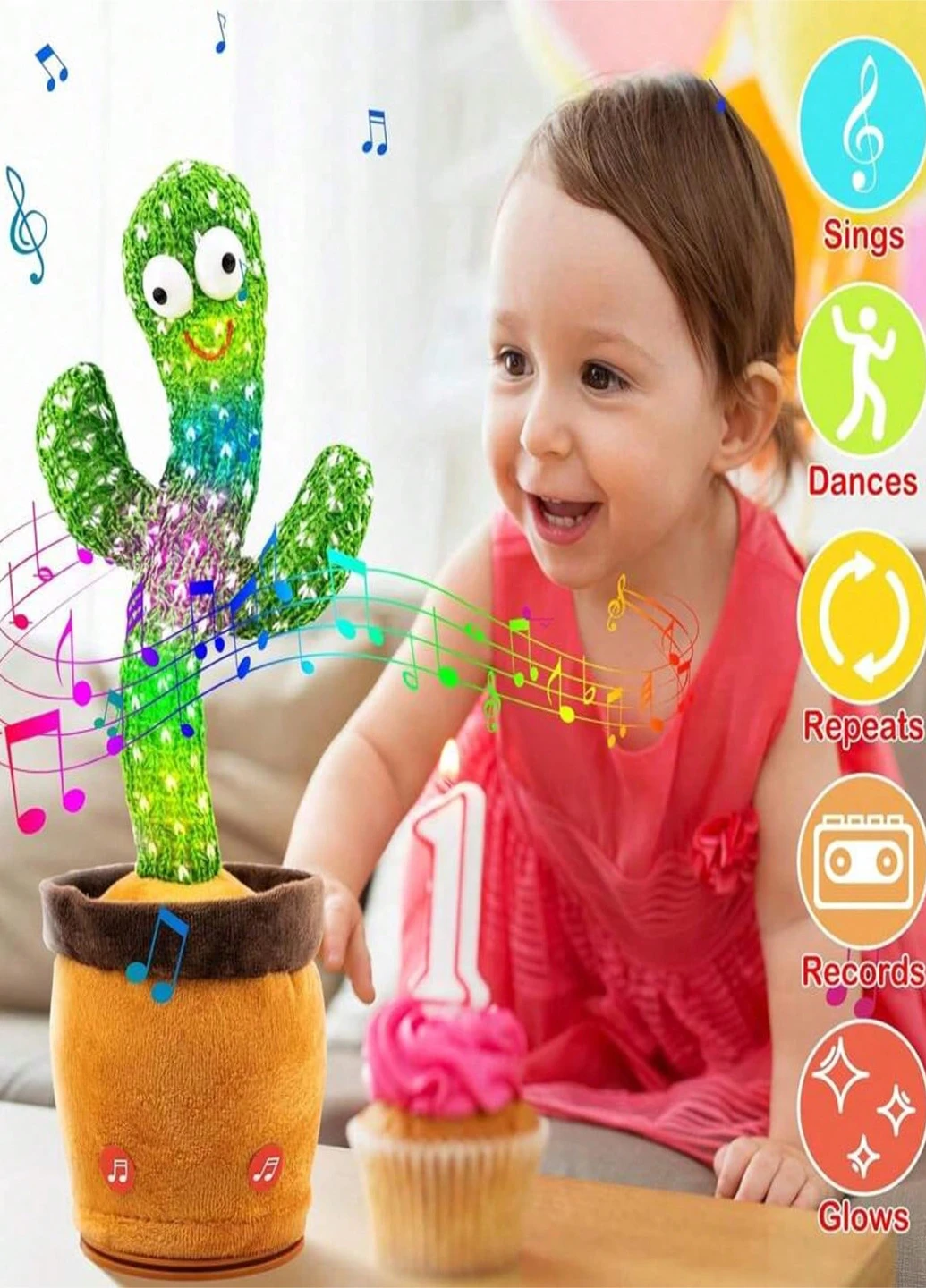 Іграшка кактус, 34х8,6 см SHEIN (337833832)