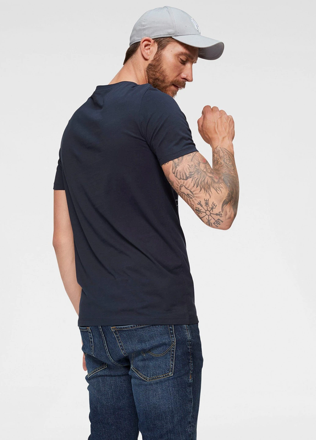 Синя футболка Jack & Jones