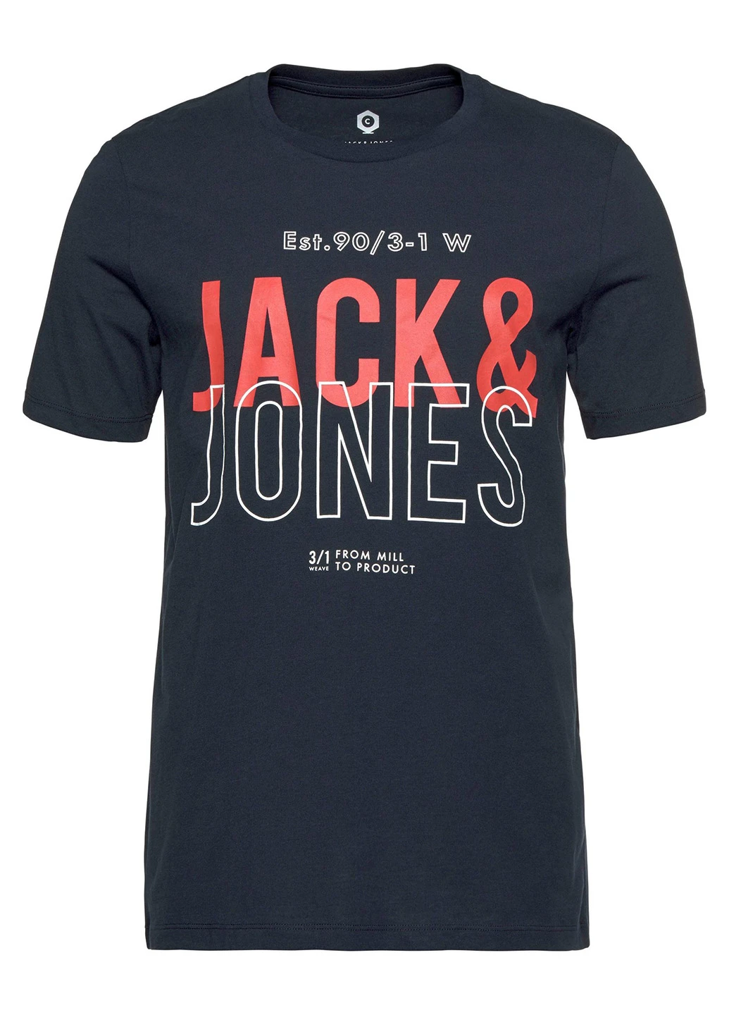 Синя футболка Jack & Jones