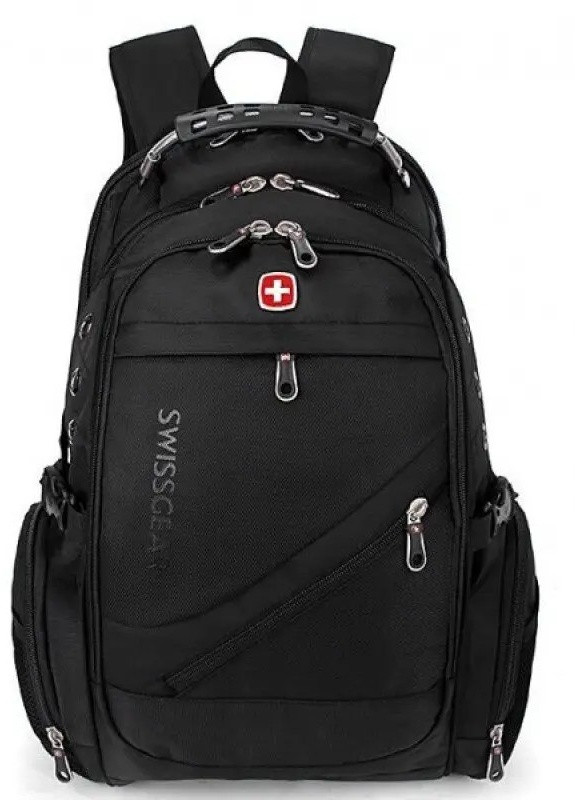 Рюкзак с влагозащитой с USB и AUX + Дождевик SWISSGEAR (251700119)