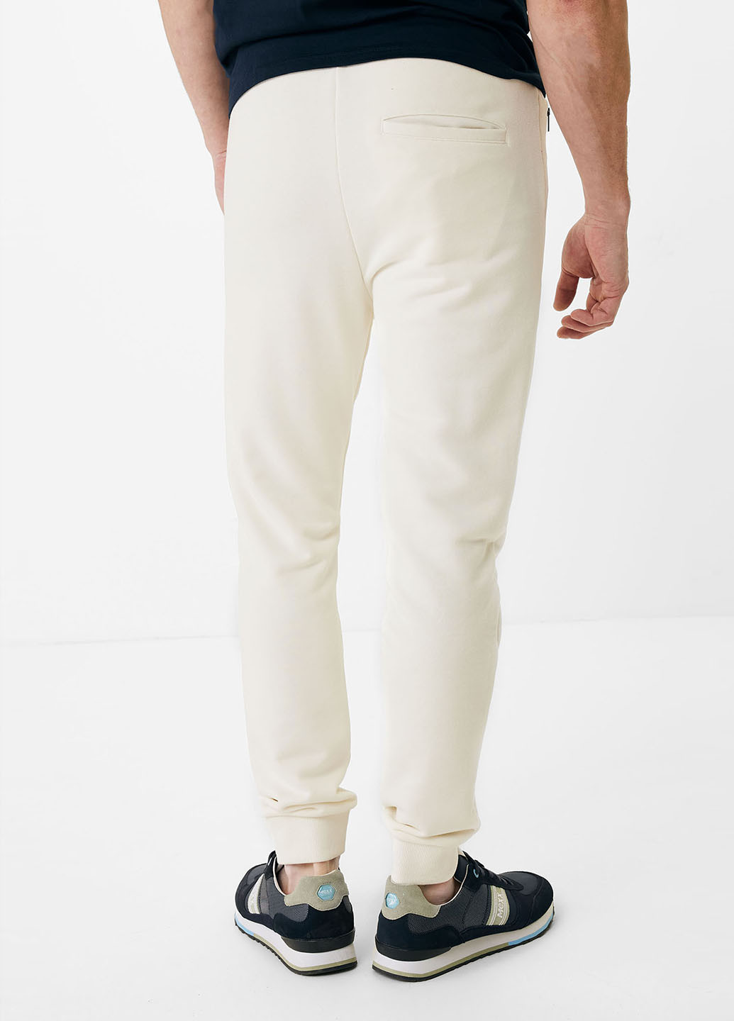 Белые спортивные демисезонные джоггеры брюки Mexx