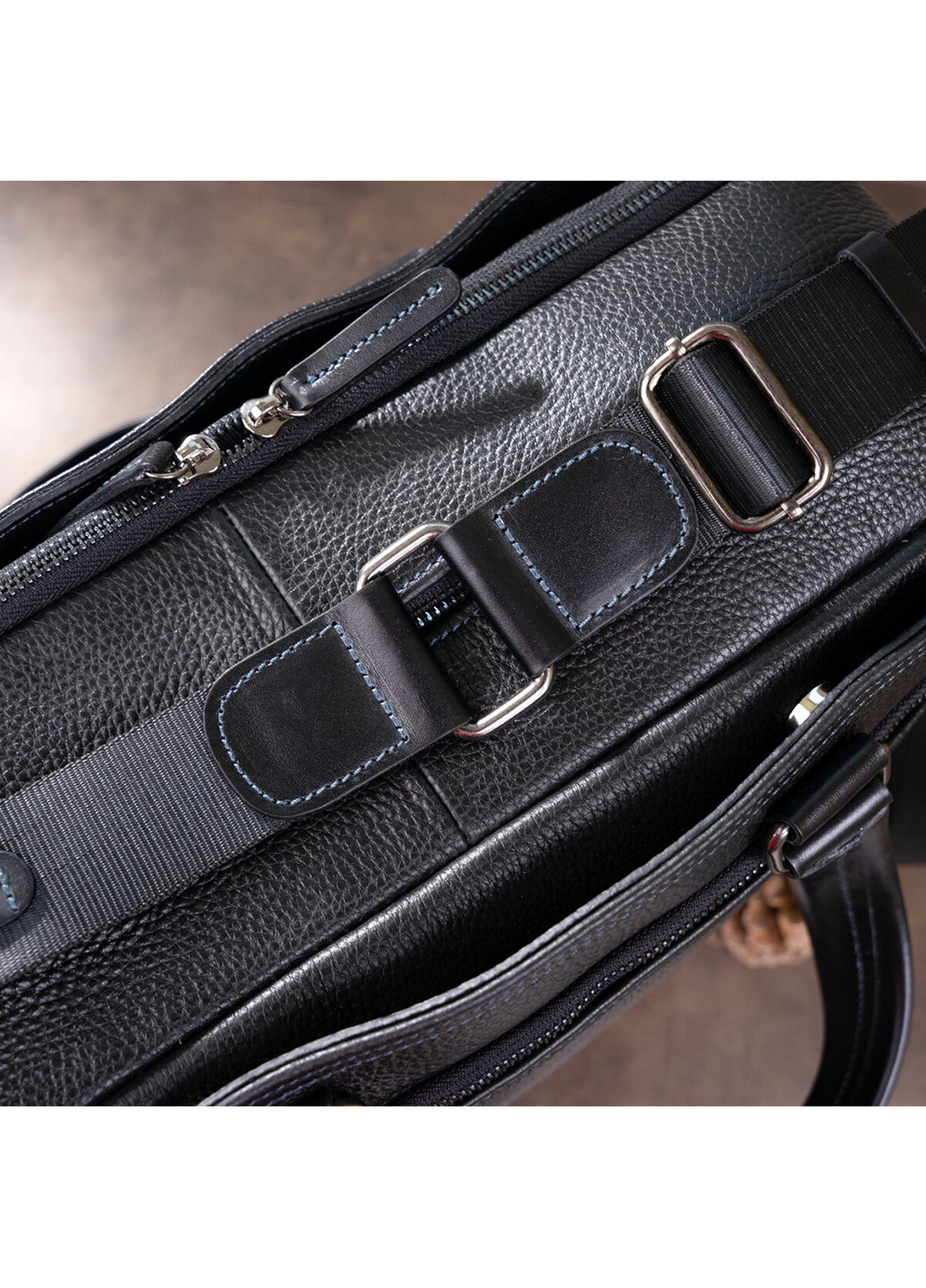 Мужская кожаная сумка 42х29х11 см Shvigel (252131087)