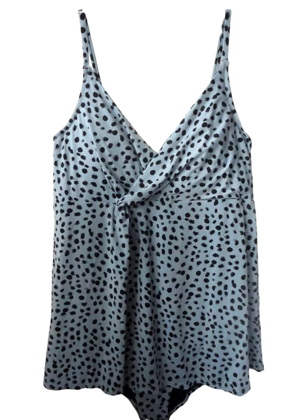 Светло-голубой летний купальник (майка, трусики) танкини, раздельный Garnet Hill