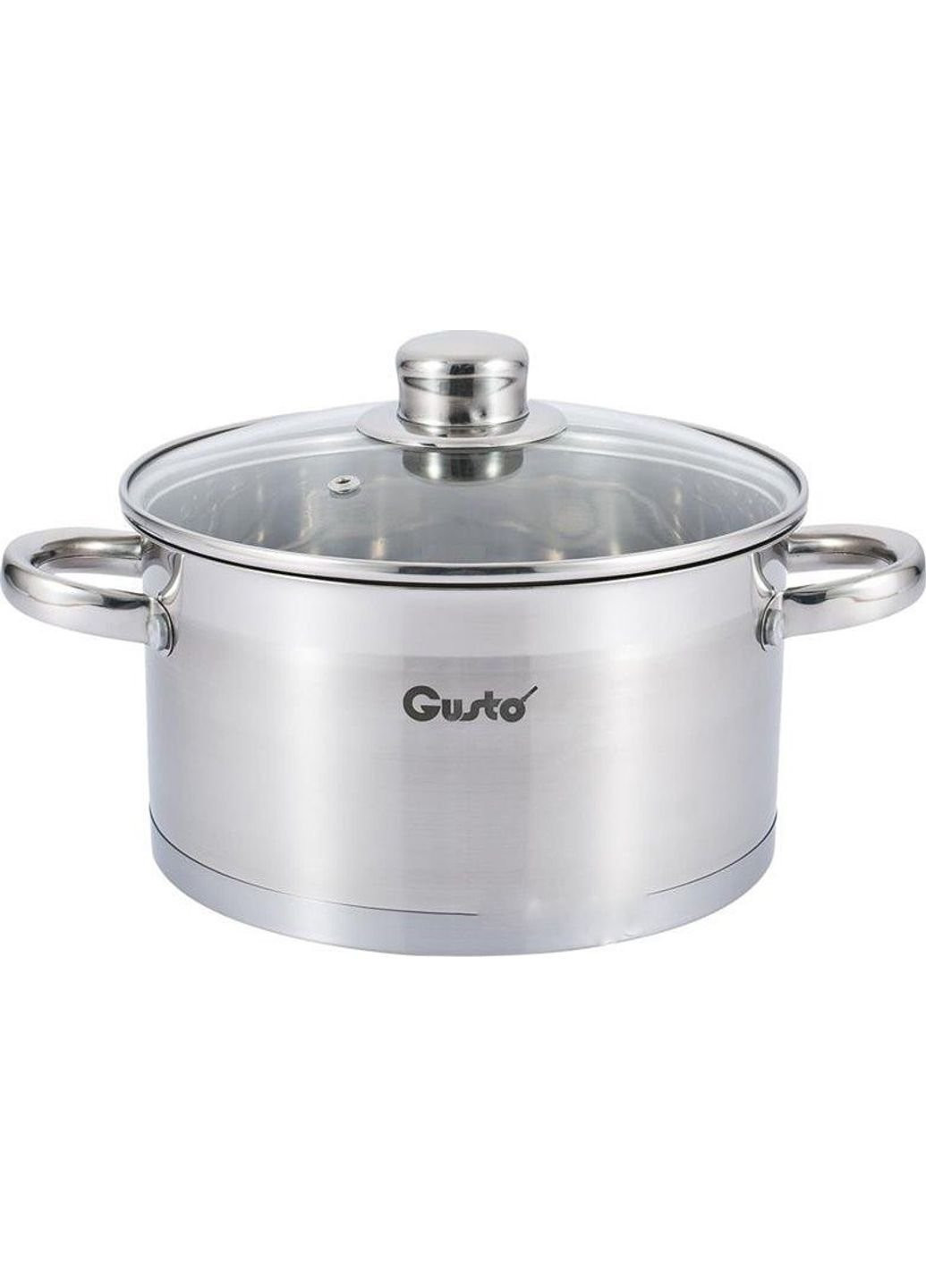 Кастрюля со стеклянной крышкой GT-1105-24 24 см 5.7 л Gusto (253542638)