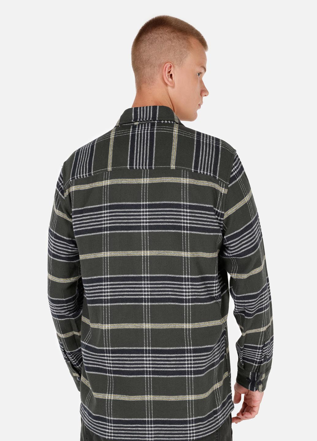 Темно-серая кэжуал рубашка в клетку Colin's