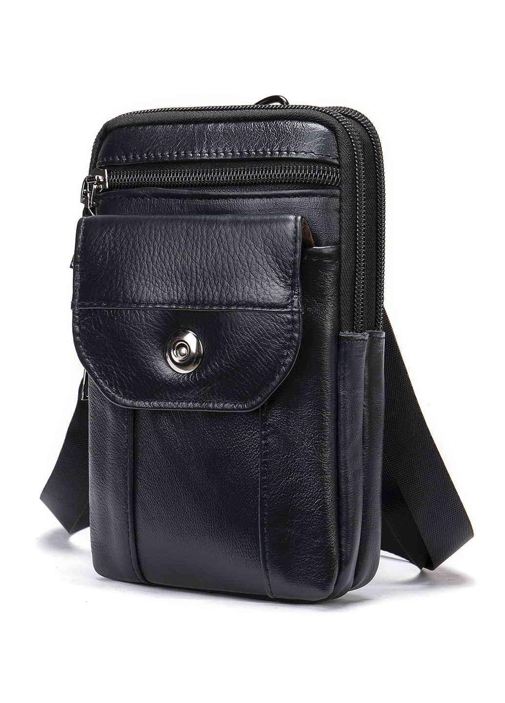 Чоловіча шкіряна сумка на пояс 11х18,5х4 см Vintage (252416335)