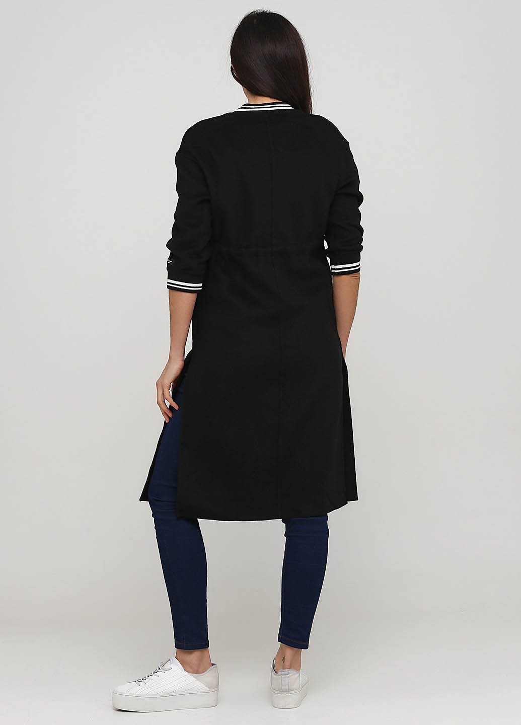 Черное демисезонное Пальто однобортное Only