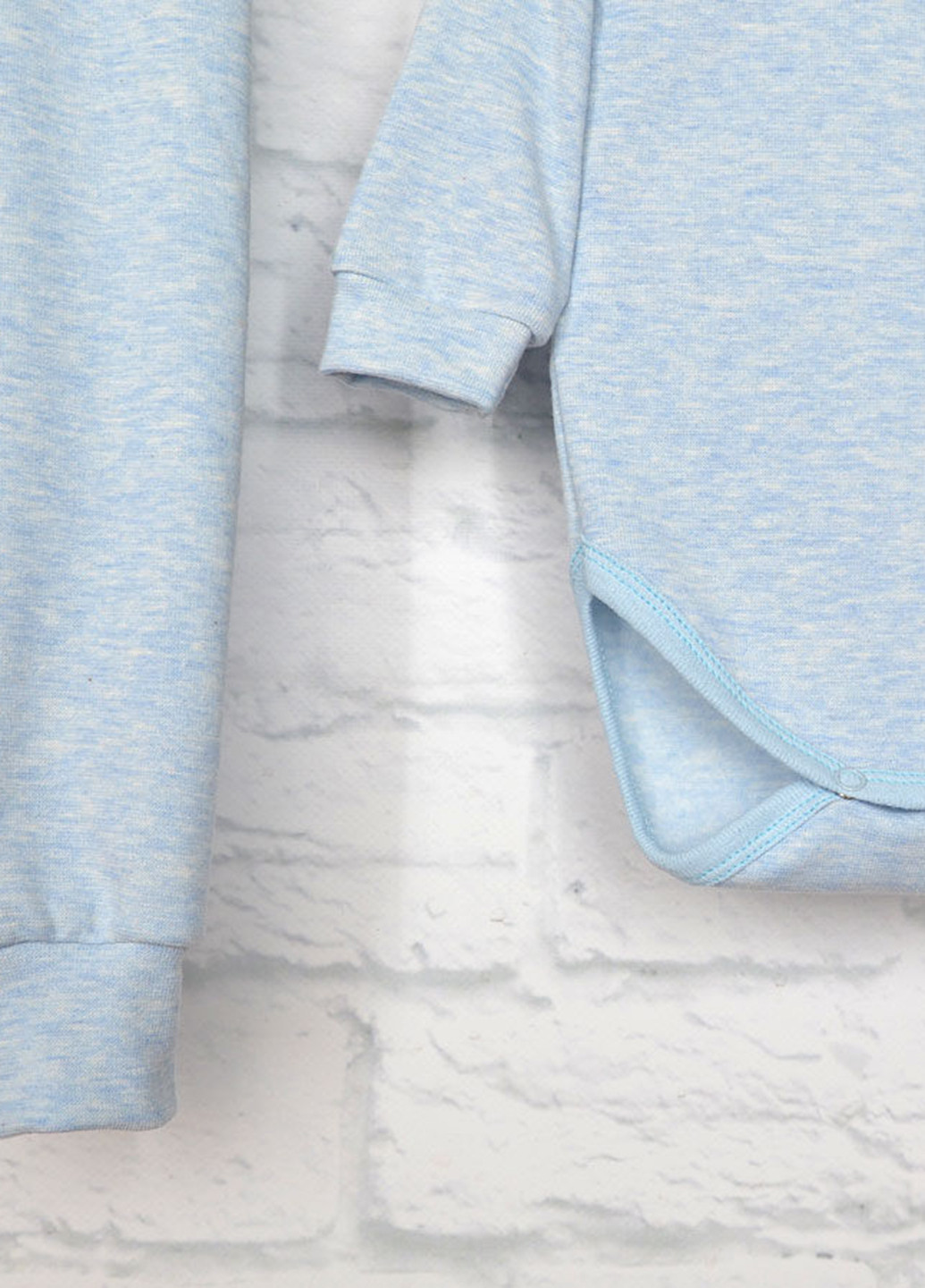 Блакитний демісезонний комплект (боді, штани) Blanka