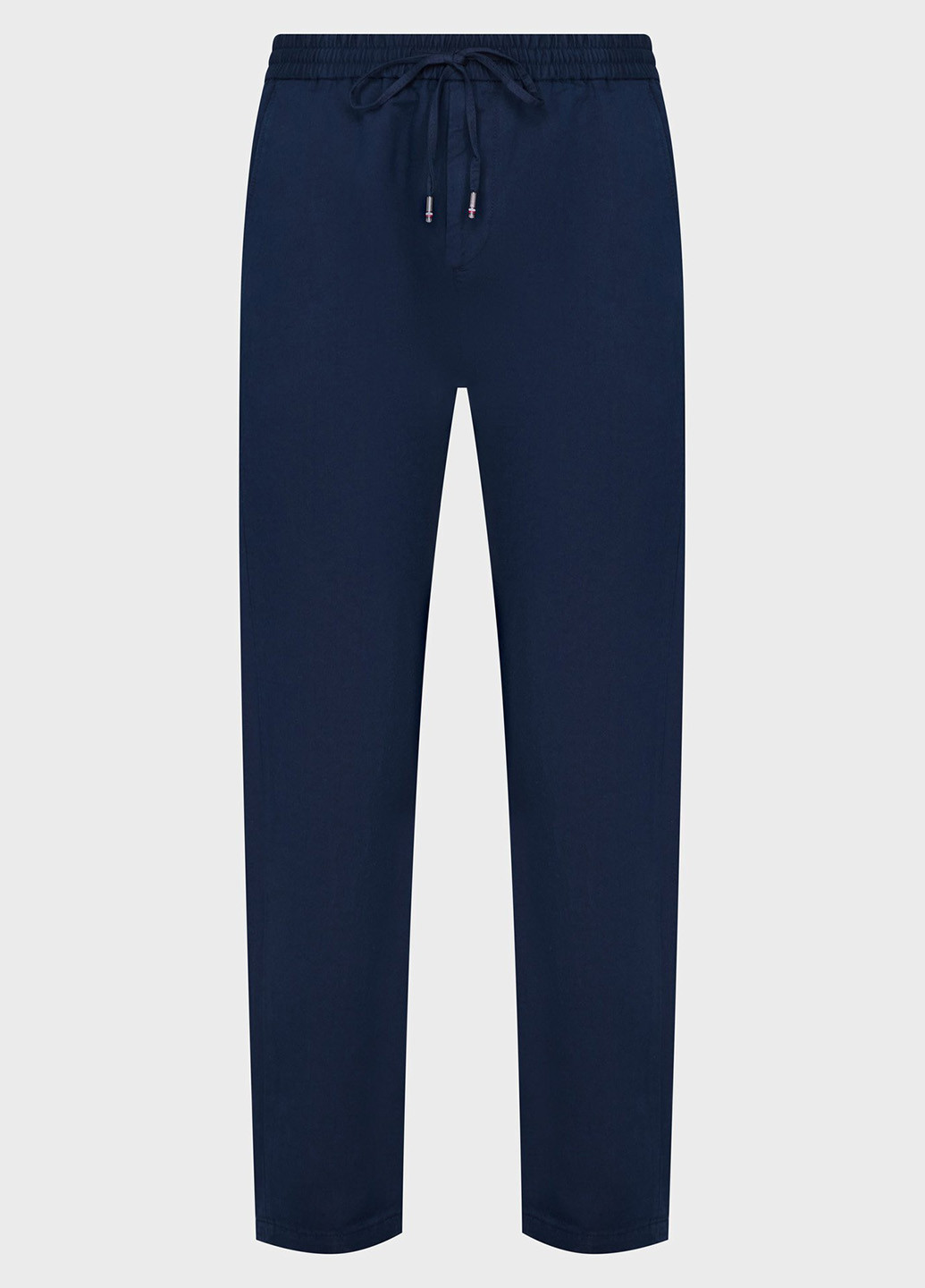 Синие кэжуал демисезонные прямые брюки Tommy Hilfiger