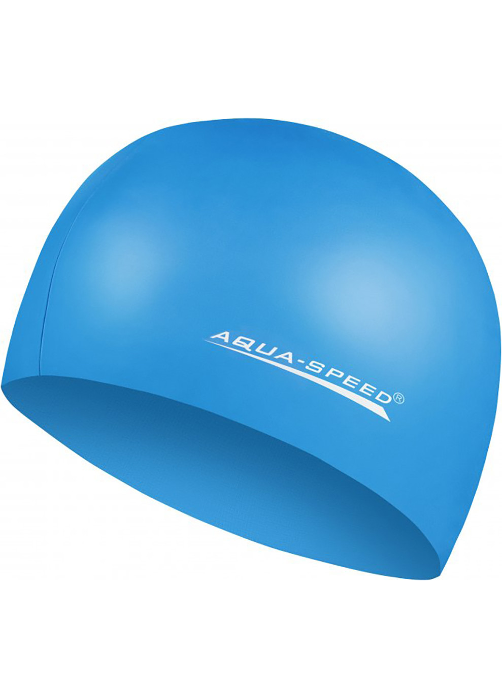 Шапка для плавания MEGA 100-23 (100-23)голубой уни(5908217635532) Aqua Speed (254342712)