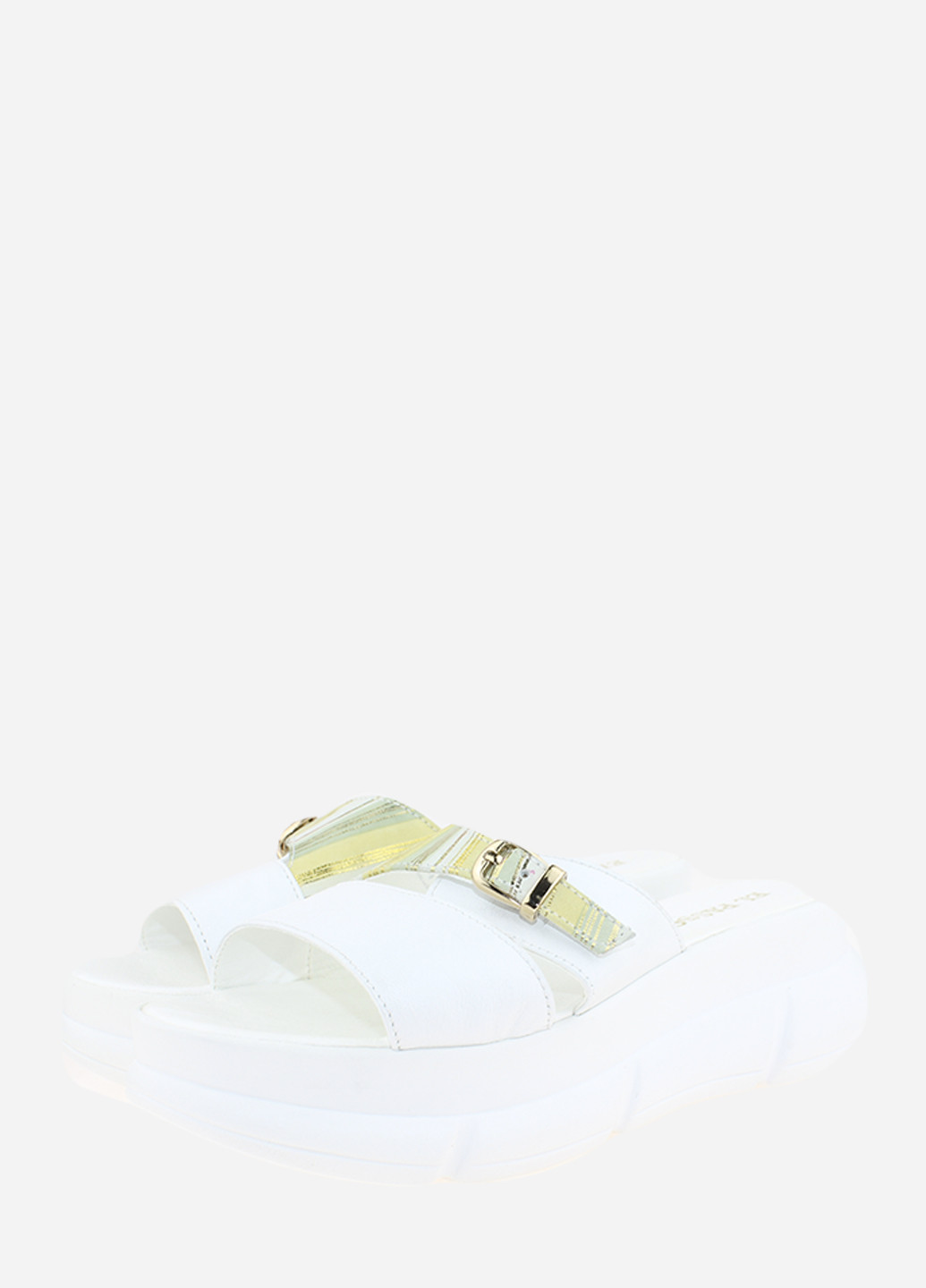 Шльопанці RE1292-90012 Білий-зел. El passo (236016333)