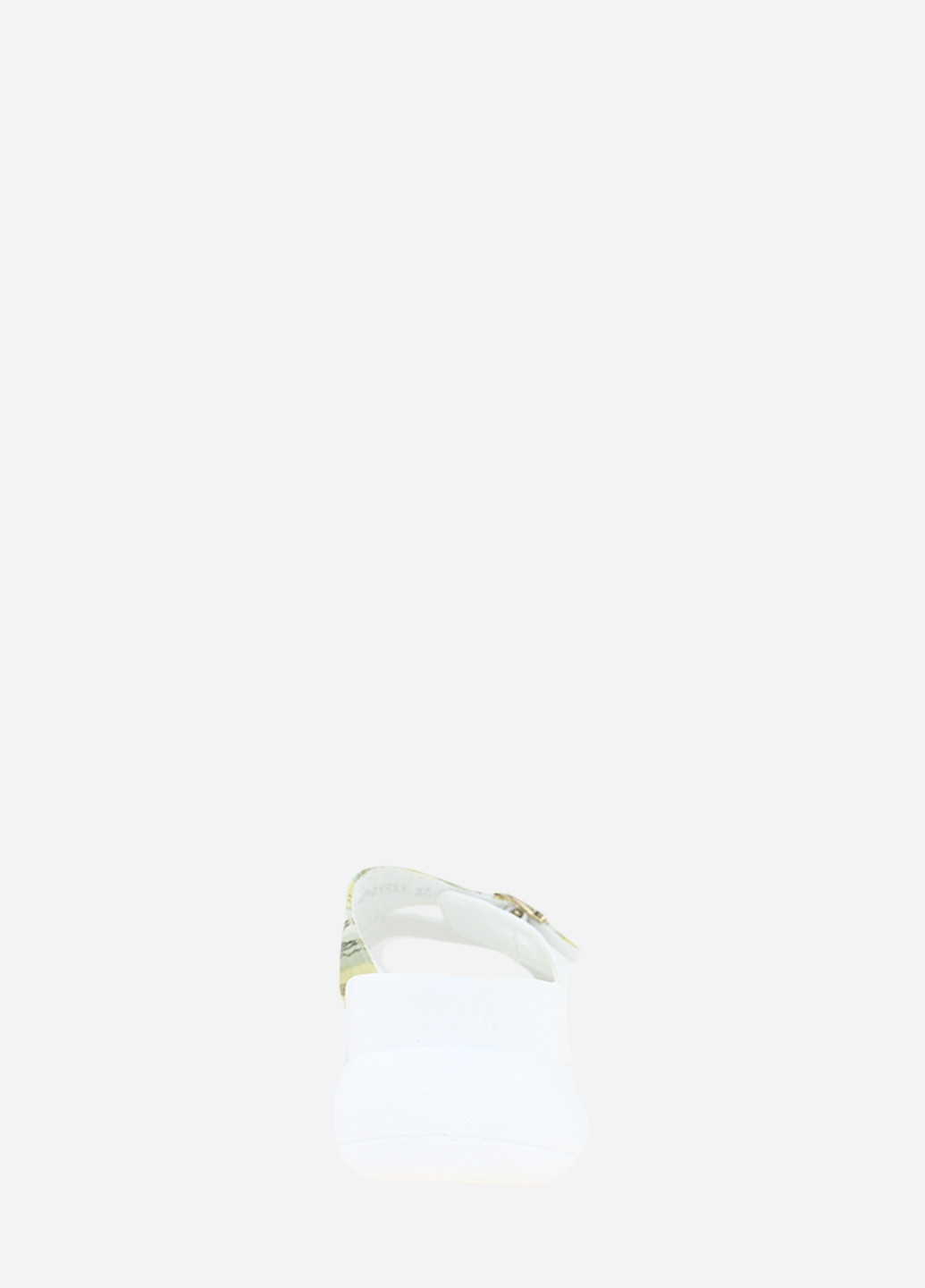 Белые шлепанцы re1292-90012 белый-зел. El passo