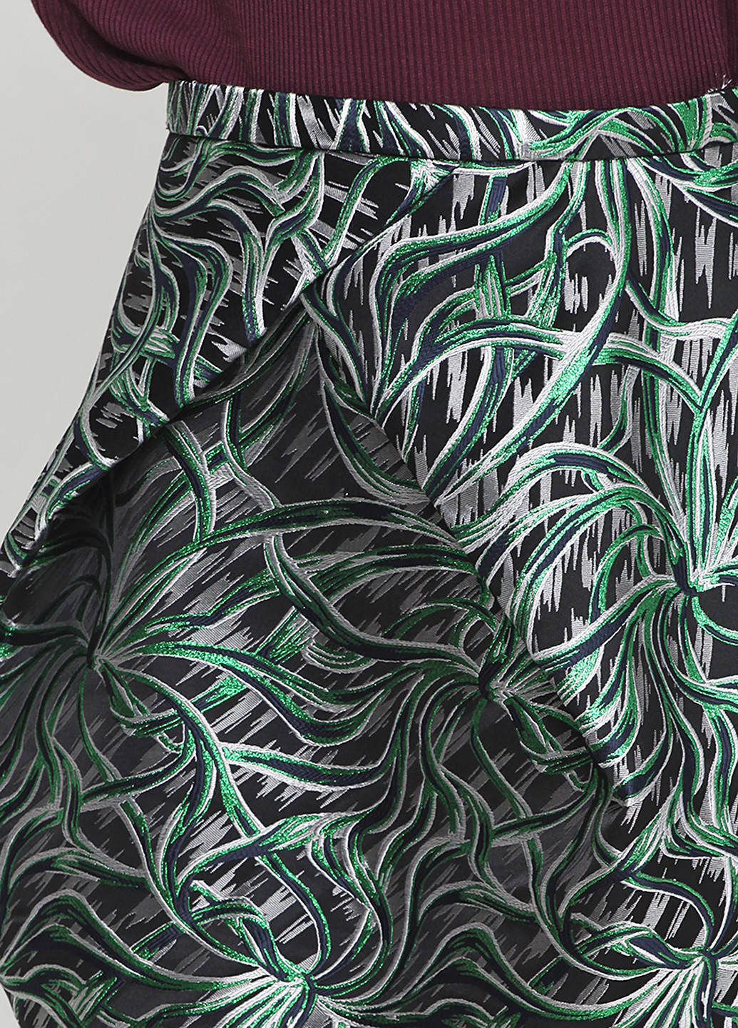 Разноцветная кэжуал с абстрактным узором юбка & Other Stories а-силуэта (трапеция)