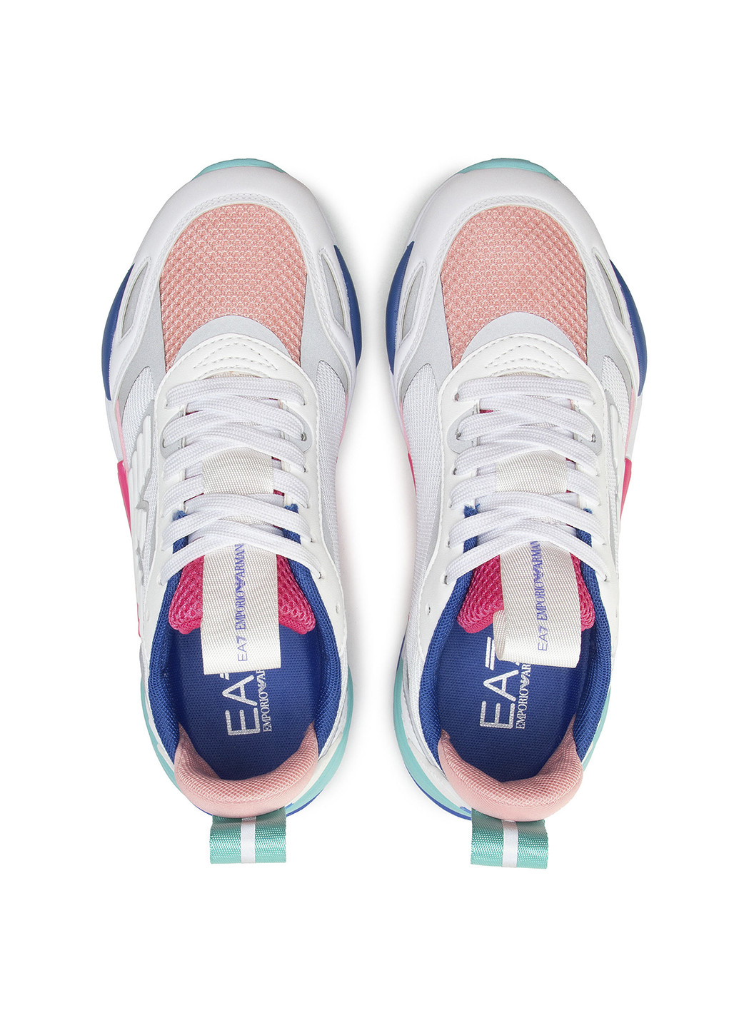 Цветные демисезонные кроссовки EA7