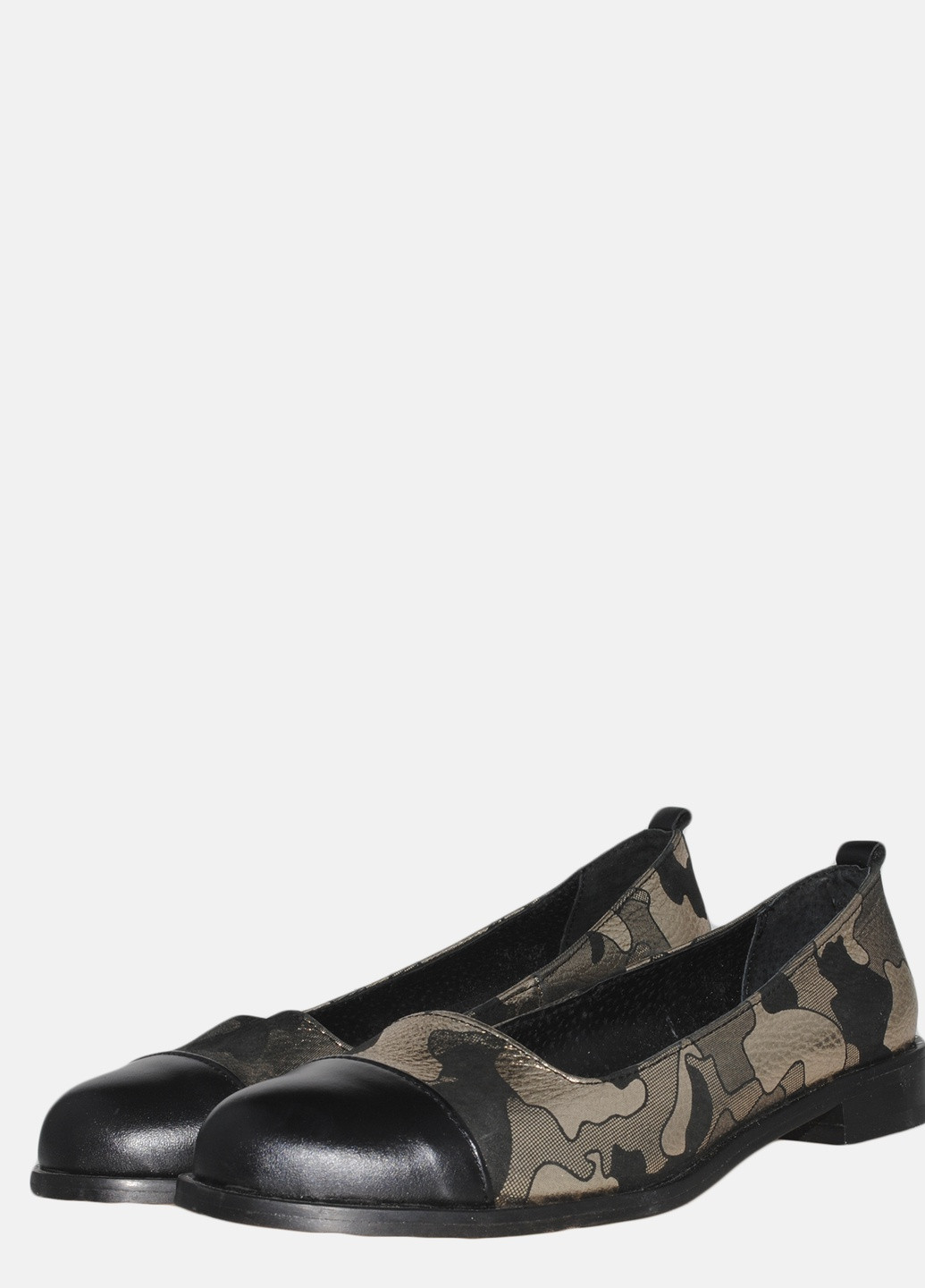 Olevit Туфлі R18303-5 Чорний-золотий чорний з натуральна шкіра, україна — демісезон (237500955)