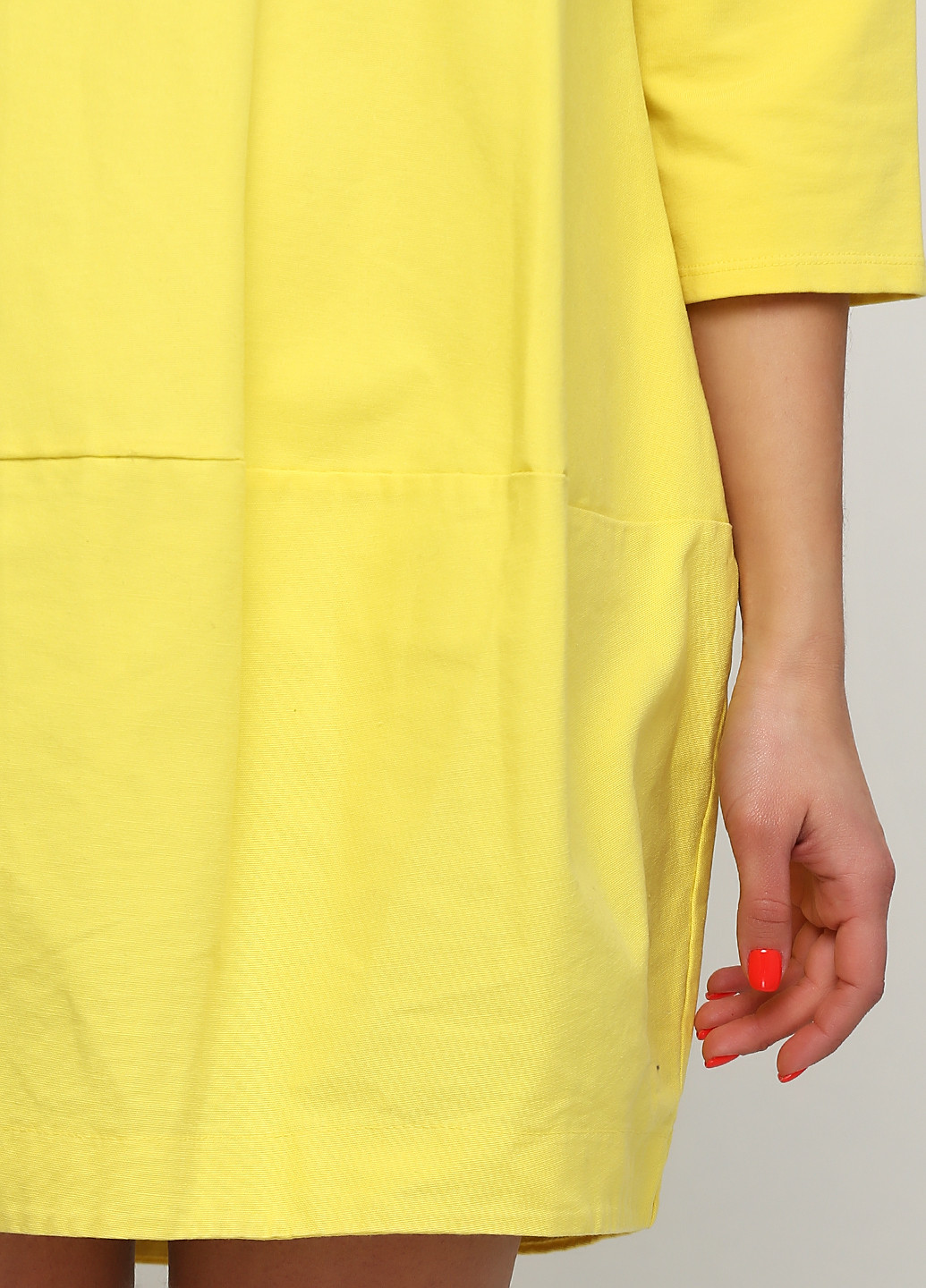 Жовтий кежуал сукня оверсайз Wendy Trendy однотонна