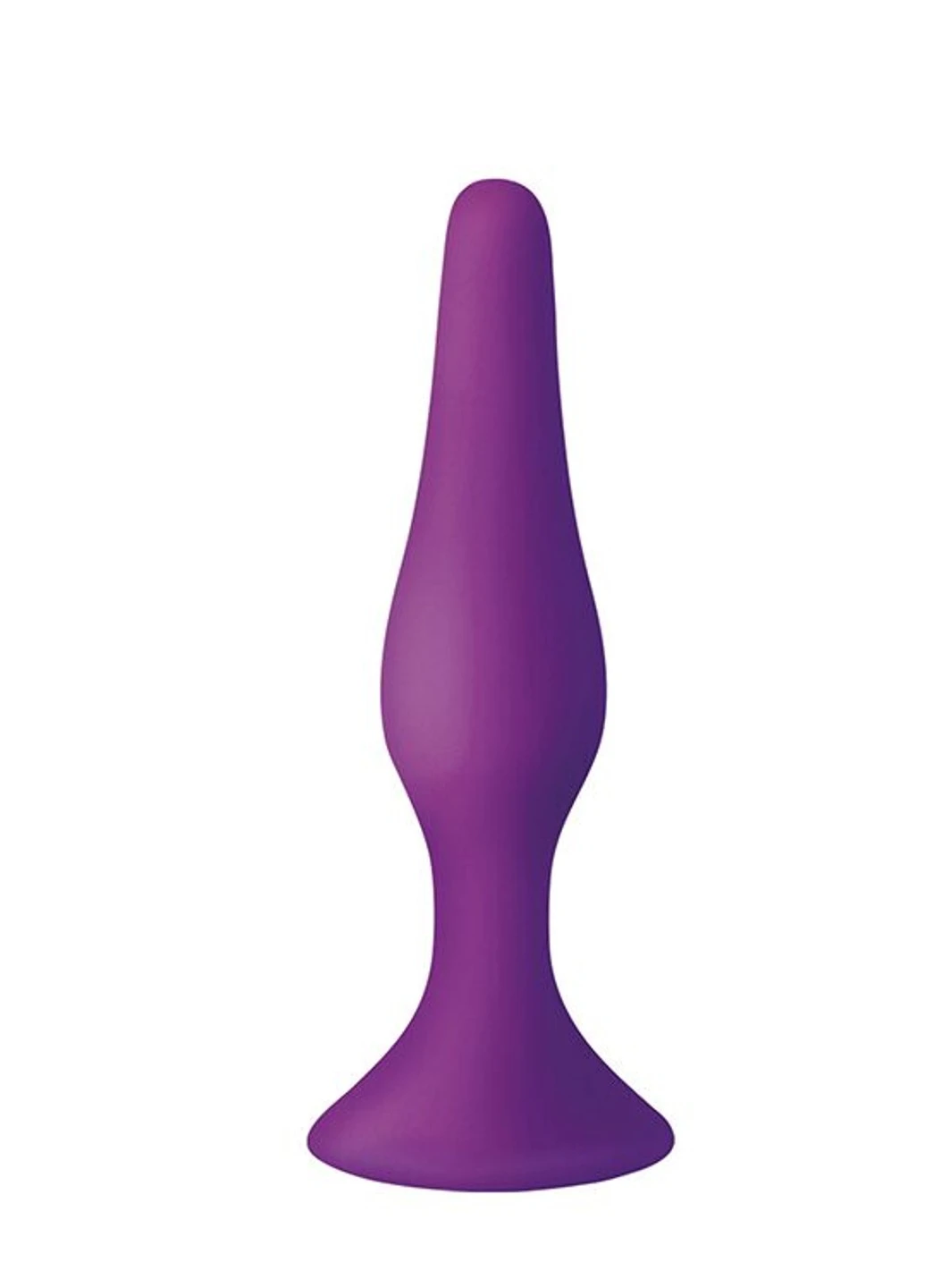 Анальная пробка на присоске Attraction Toys №33 Purple, длина 11,5cм, диаметр 3см MAI (254953836)