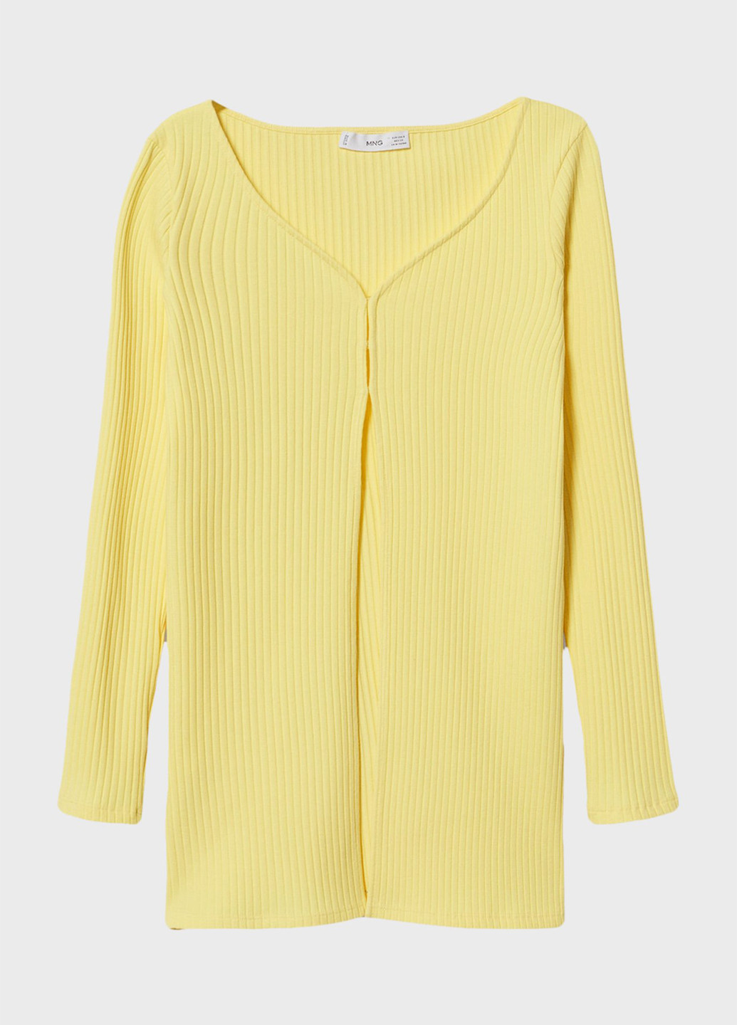 Желтый лето кардиган Mango