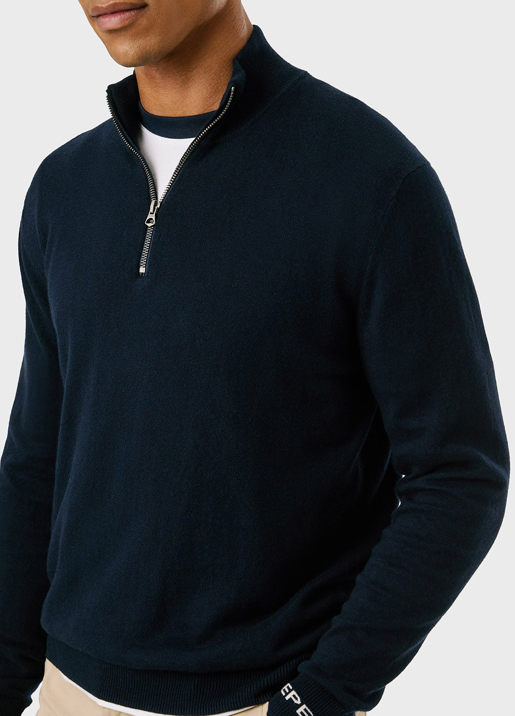 Темно-синий зимний свитер Pepe Jeans