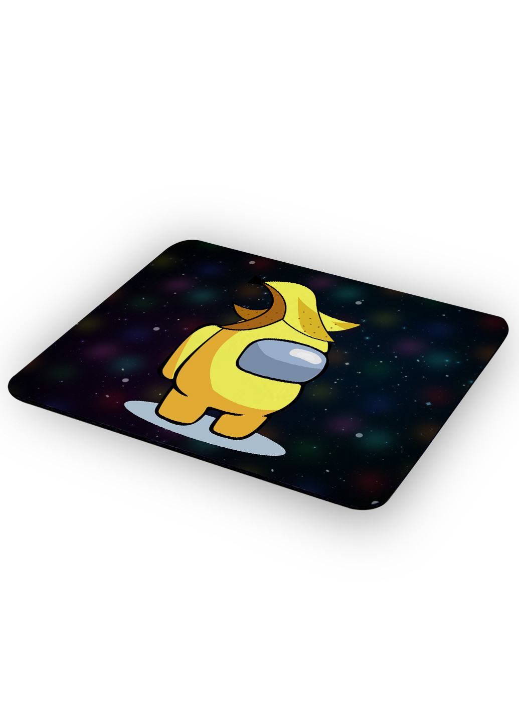 Килимок для мишки Амонг Ас Жовтий (Among Us Yellow) (25108-2416) 22х18 см MobiPrint (222995280)