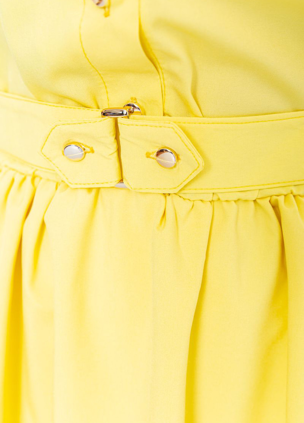 Желтое кэжуал платье Ager однотонное