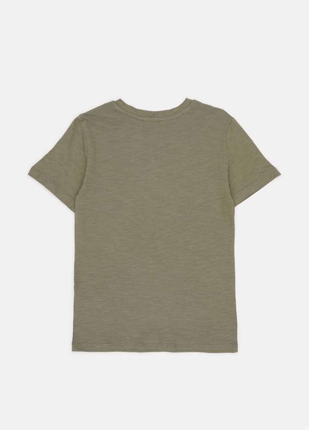 Хакі (оливкова) літня футболка H&M