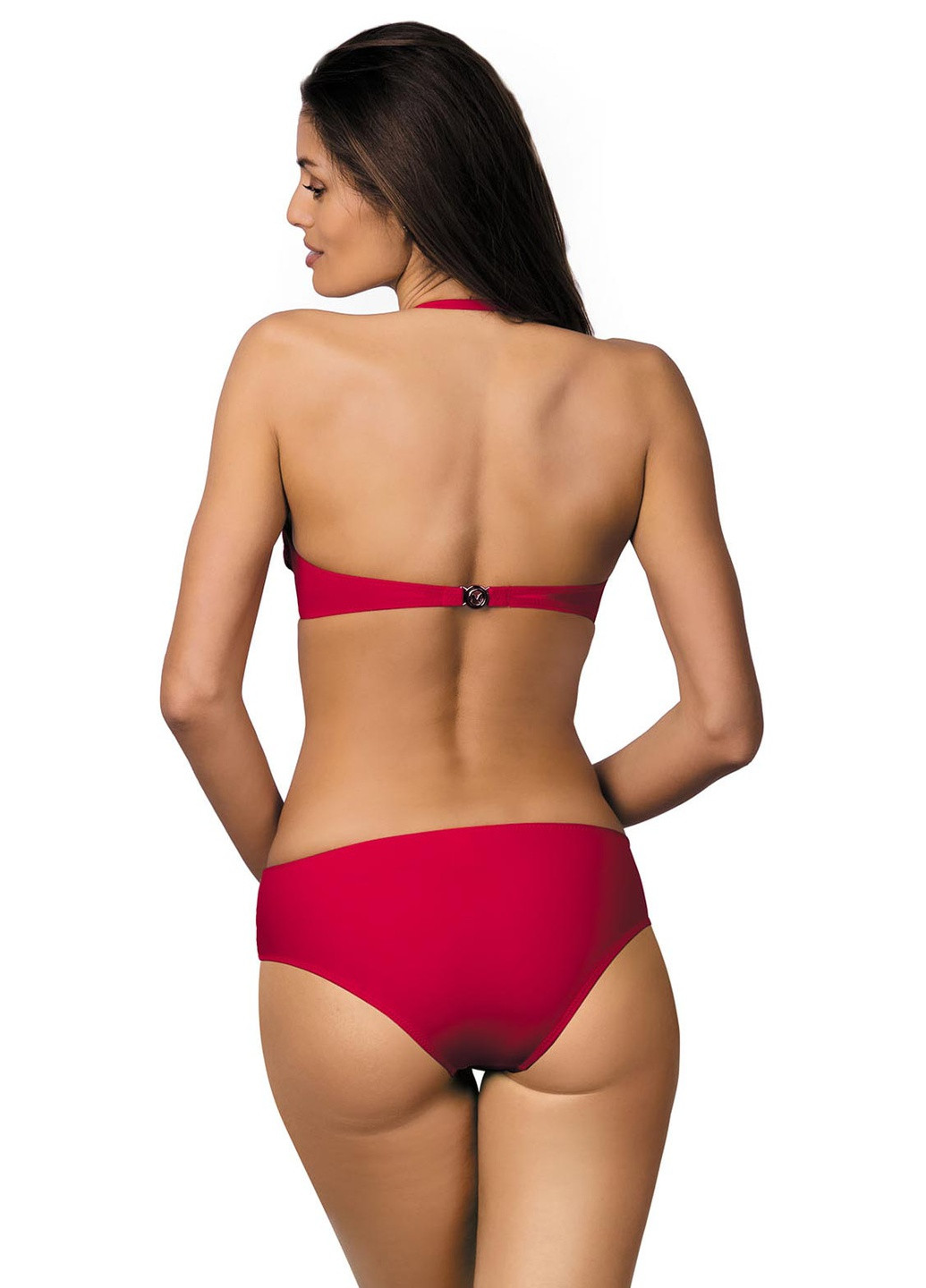 Красный демисезонный купальник раздельный Marko