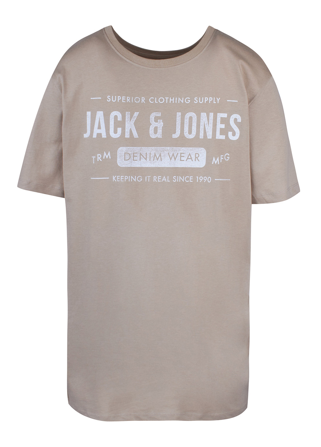 Бежевая футболка Jack & Jones