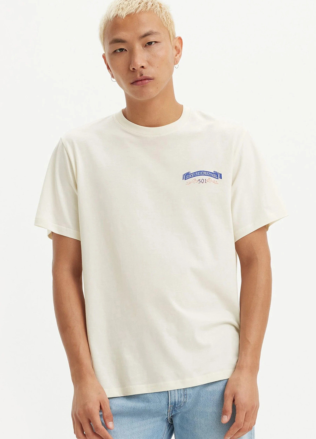 Молочна футболка Levi's