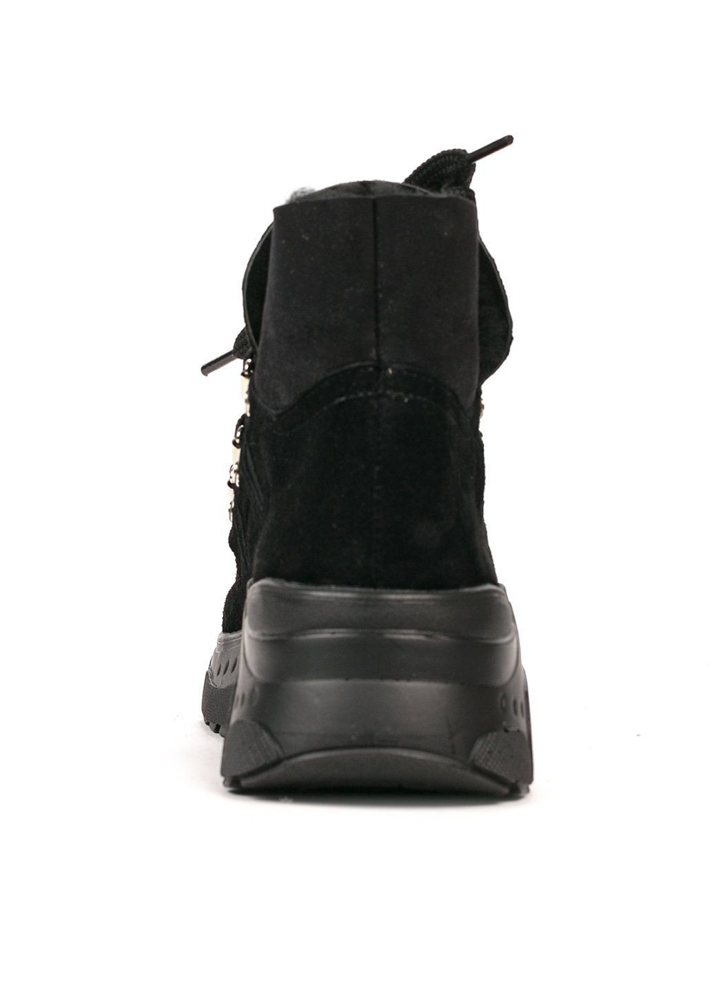 Зимние ботинки 1935-2-11 черный Fabiani из натуральной замши