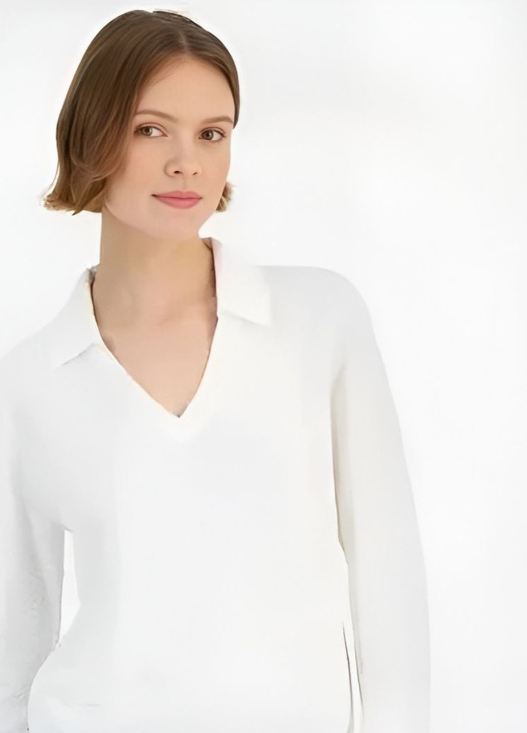 Белый демисезонный свитер Tommy Hilfiger