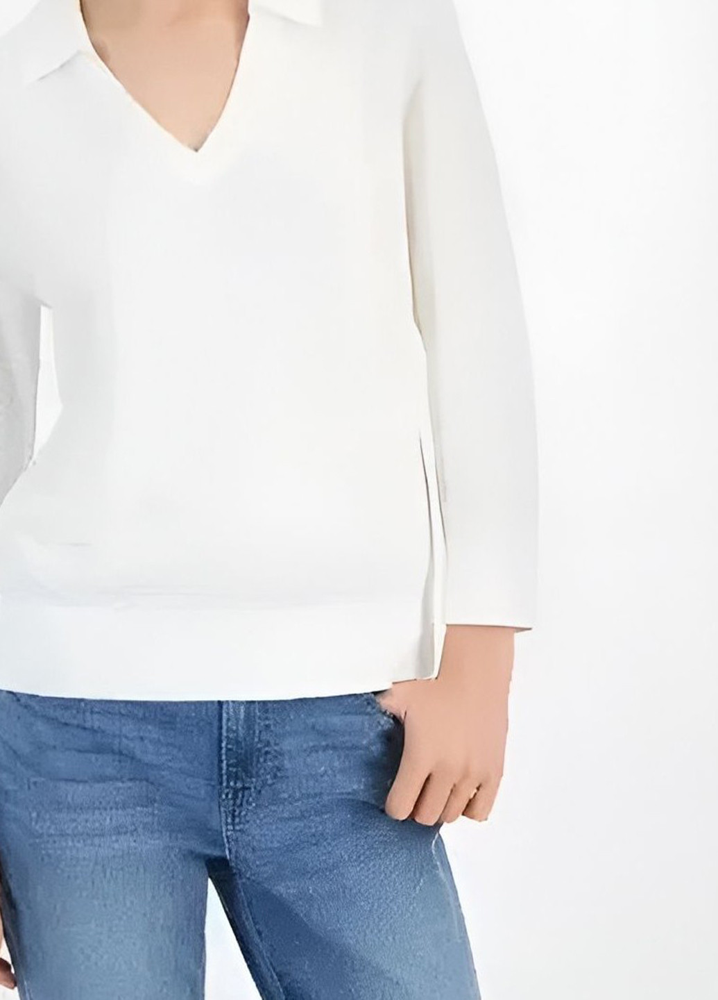 Белый демисезонный свитер Tommy Hilfiger