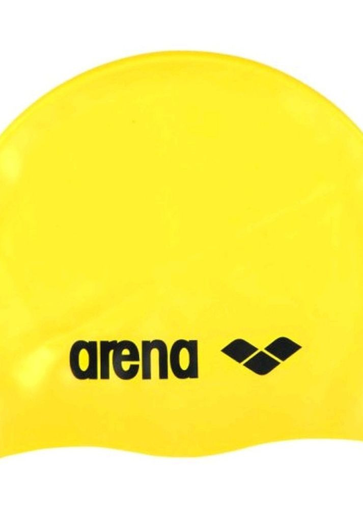 Шапка для плавання CLASSIC SILICONE JR жовтий, чорний дитяча OSFM Arena (261765818)