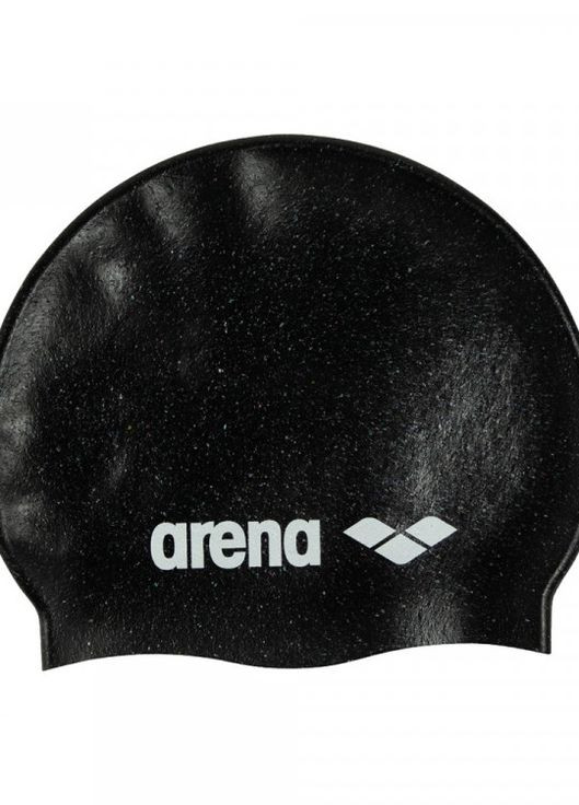 Шапка для плавания SILICONE CAP черный_мульти unisex OSFM Arena (261765828)