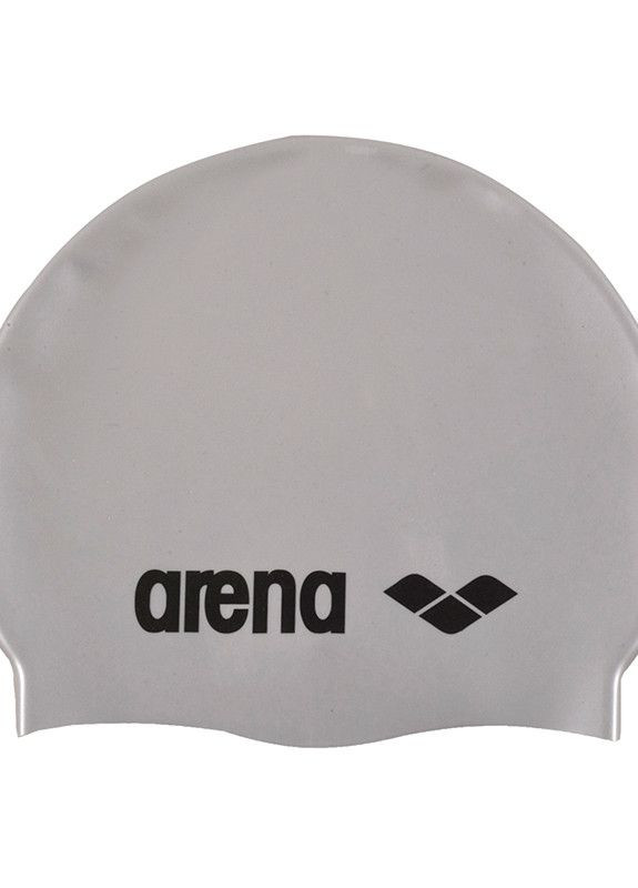 Шапка для плавания CLASSIC SILICONE серебристый unisex OSFM Arena (261766408)
