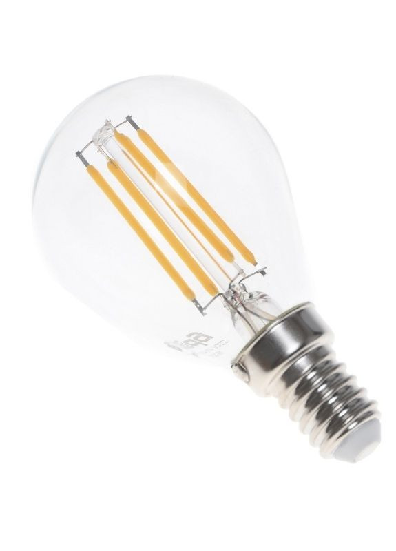 Світодіодна лампа LED E14 4W 4 pcs WW G45 (32-398-2) 3 шт Brille (261554915)