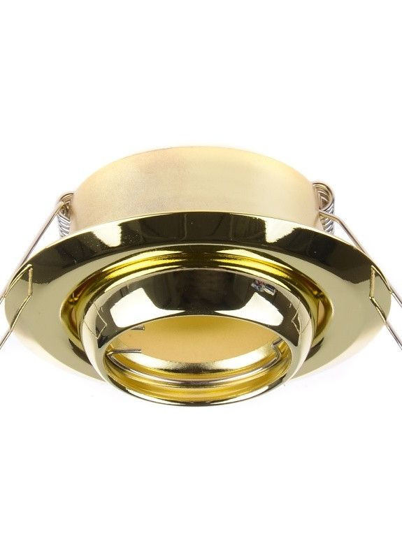 Светильник точечный 20W GU5.3 Pearl Gold (HDL-E12) 3 шт Brille (261561992)