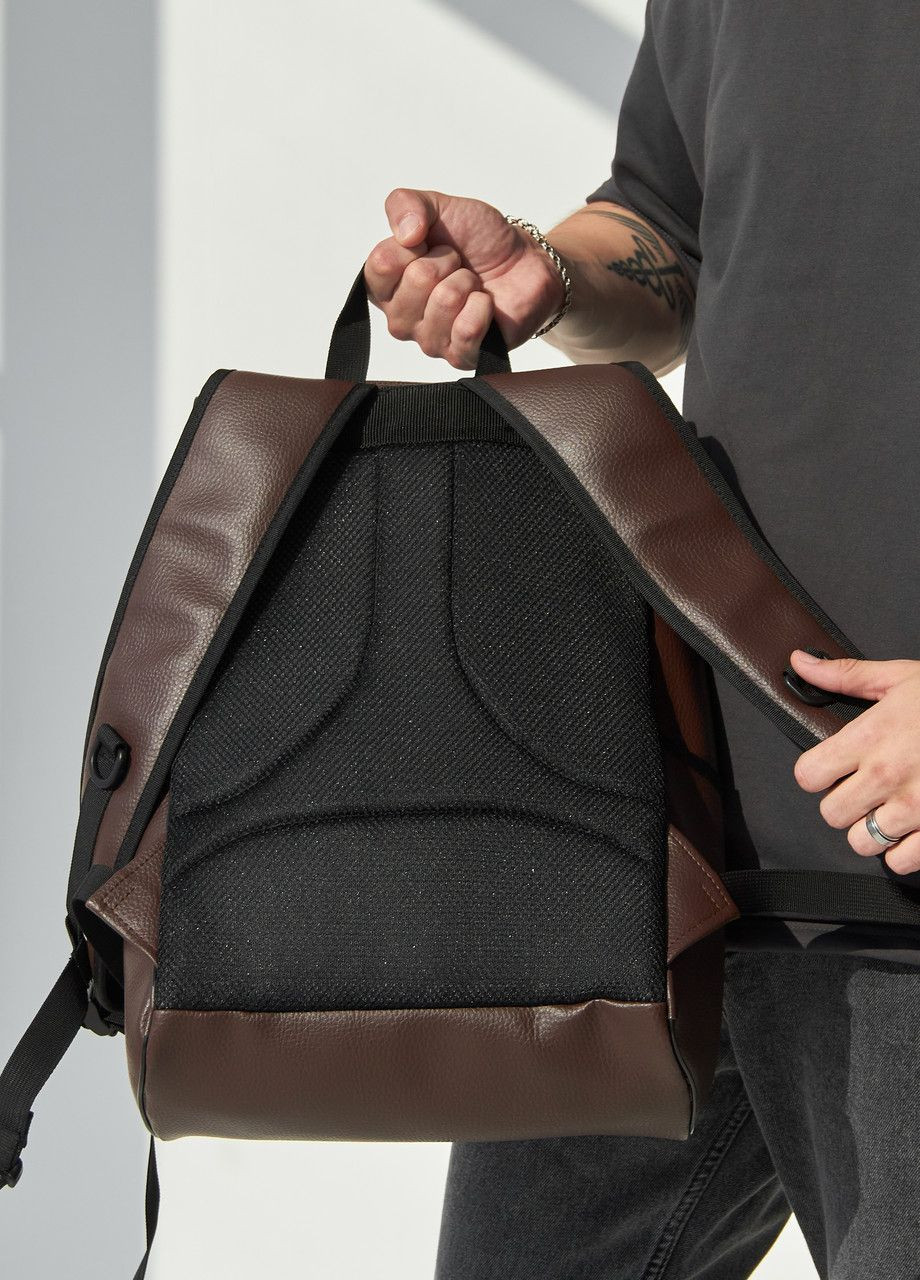 Функціональний рюкзак з екошкіри для подорожей, рюкзак класичного стилю для ноутбука No Brand Huline (261927370)