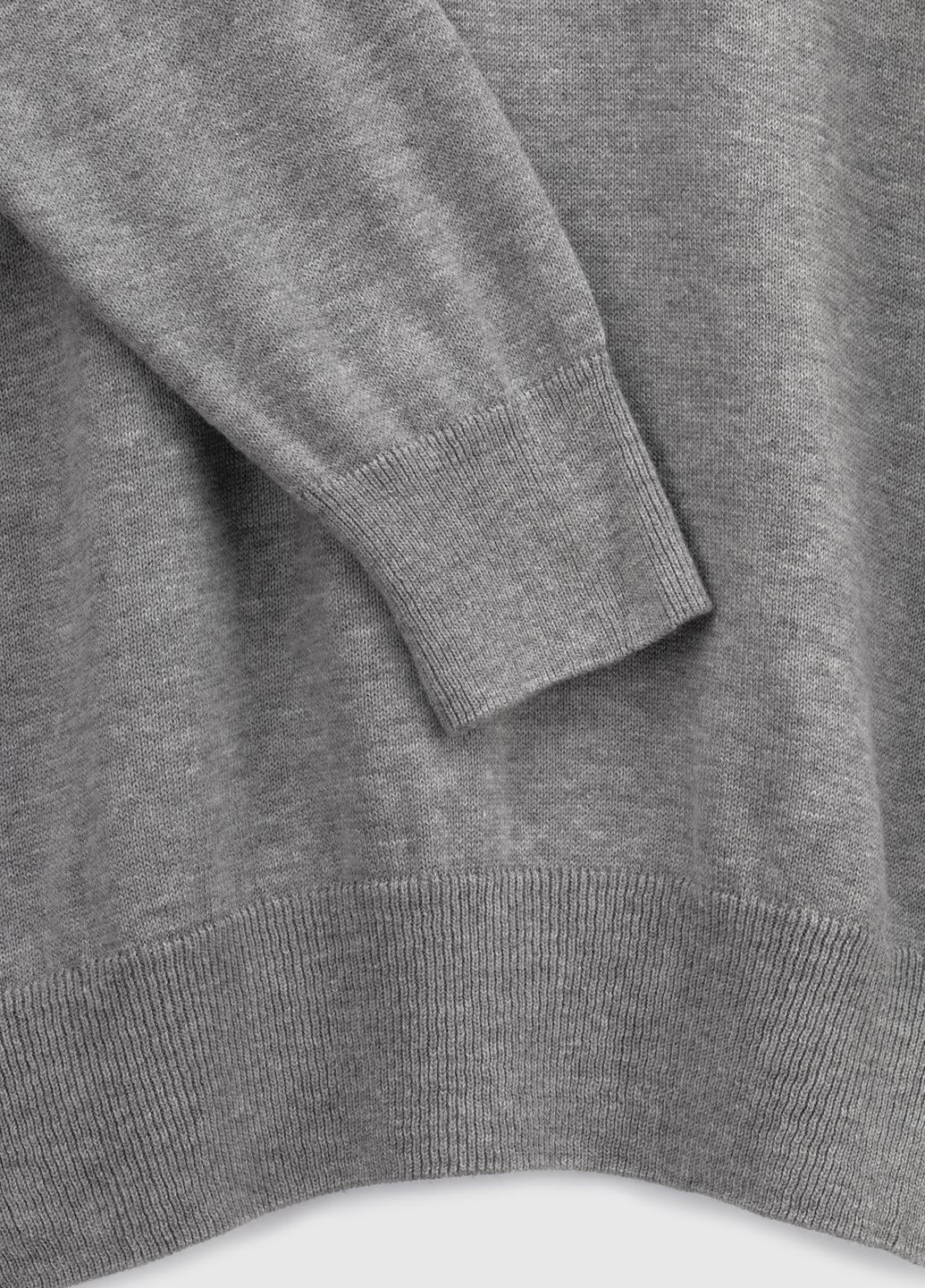 Светло-серый демисезонный пуловер Figo
