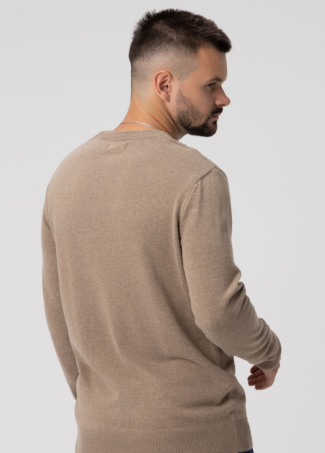 Бежевый демисезонный пуловер Figo