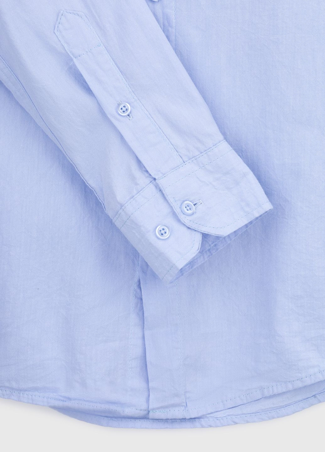 Голубой повседневный рубашка однотонная Figo